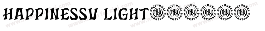 HappinessV Light字体转换